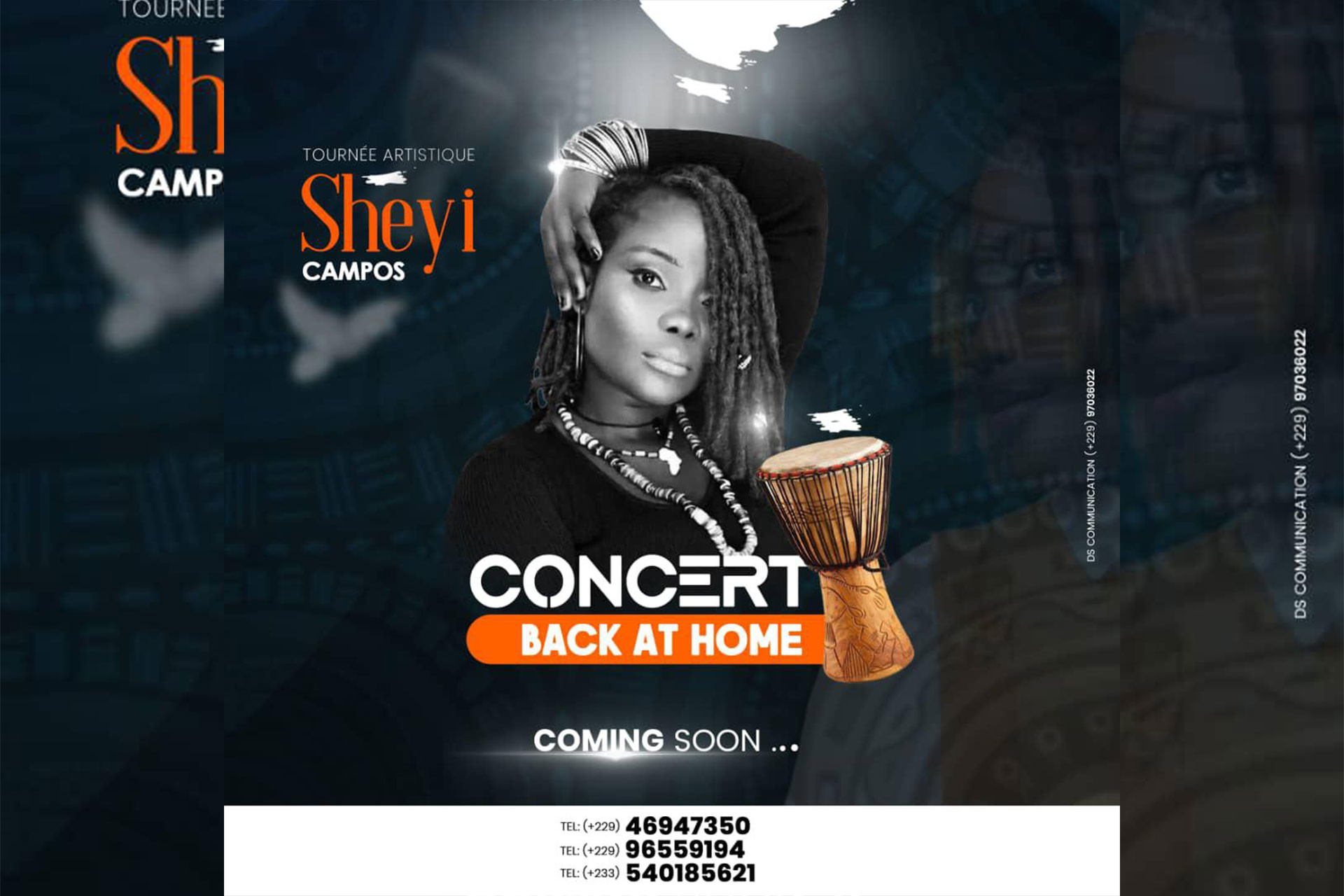 Concert à Venir de Sheyi Campos : "Back at Home"